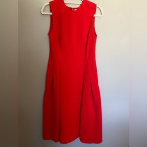Victoria Beckham Sleeveless Red Dress